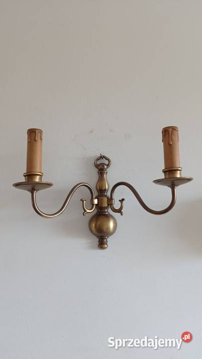 Stare mosiężne kinkiety Oświetlenie kujawsko-pomorskie Włocławek