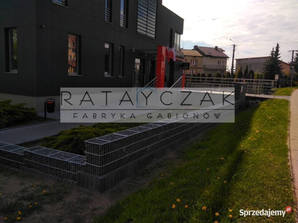 Gabion gabiony Ogrodzenie 120m Frontowe Kosze z Gniewkowo