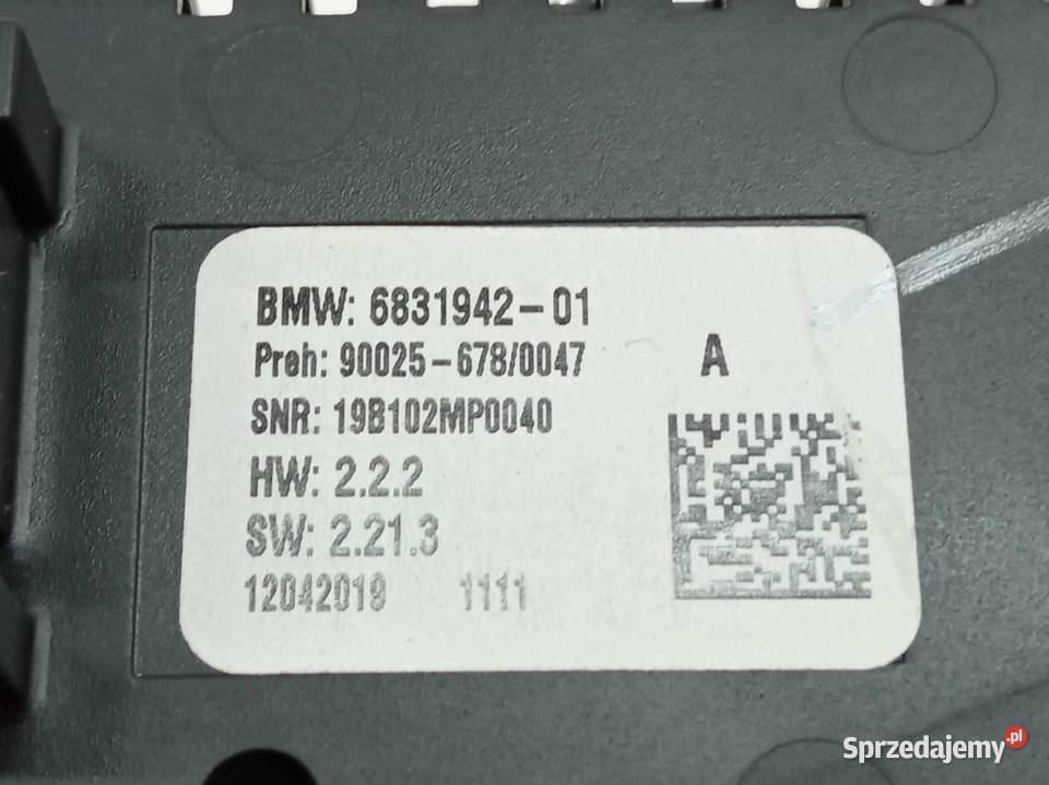 PANEL STEROWANIA RADIA NAWIEWU 6831942 Bmw X6 II Wyposażenie wnętrza sprzedam