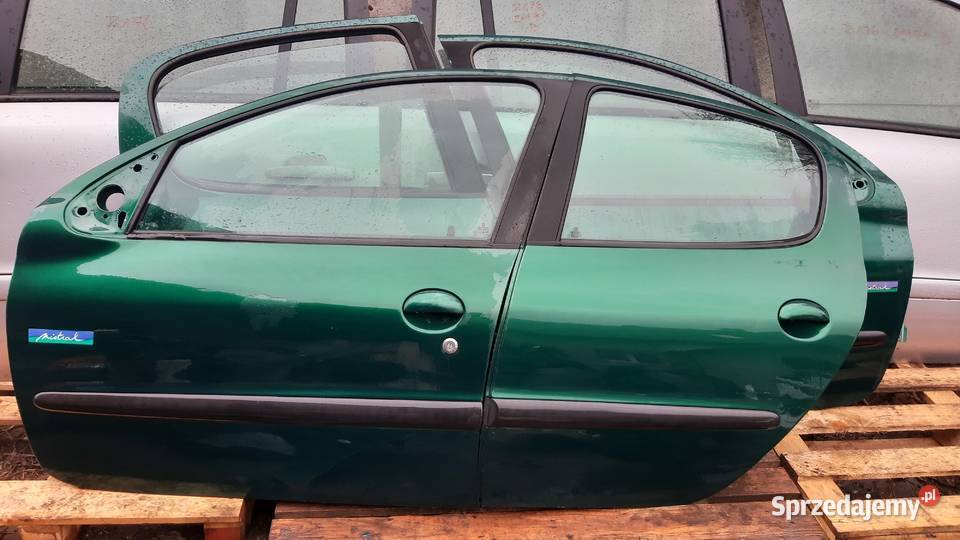 drzwi lewe przód tył Peugeot 206 hatchback lak Drzwi dolnośląskie Dębno sprzedam