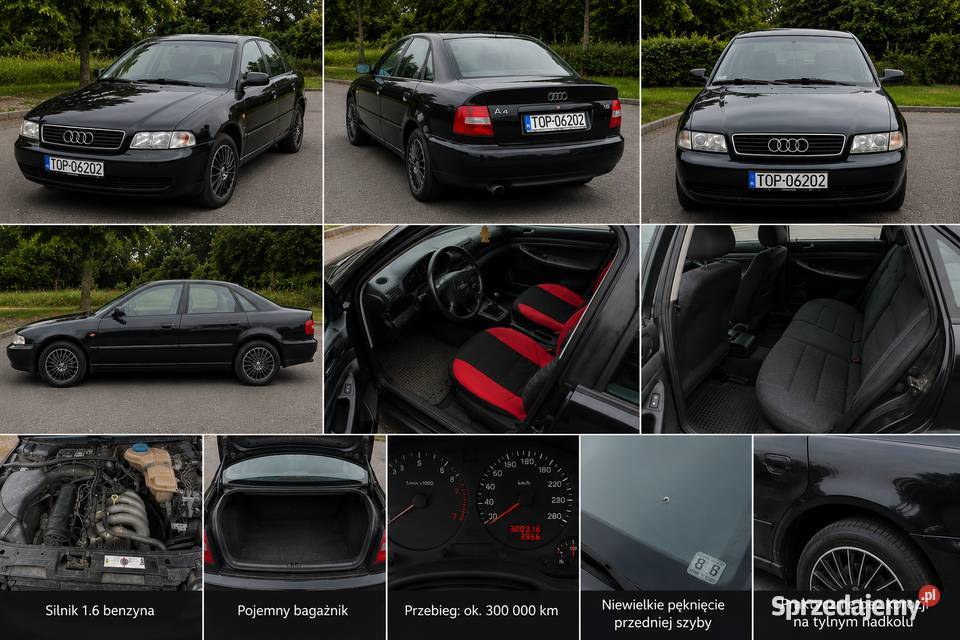 Audi A4 B5 16 Benzyna 1997r Odpala i Jeździ Rok produkcji 1997 Sandomierz sprzedam