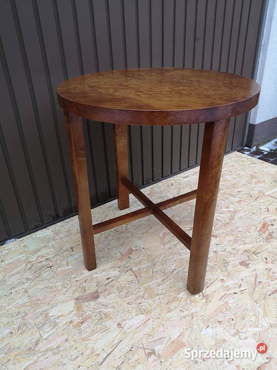 Stolik Ława Okrągły ARTDECO Antyk Stary