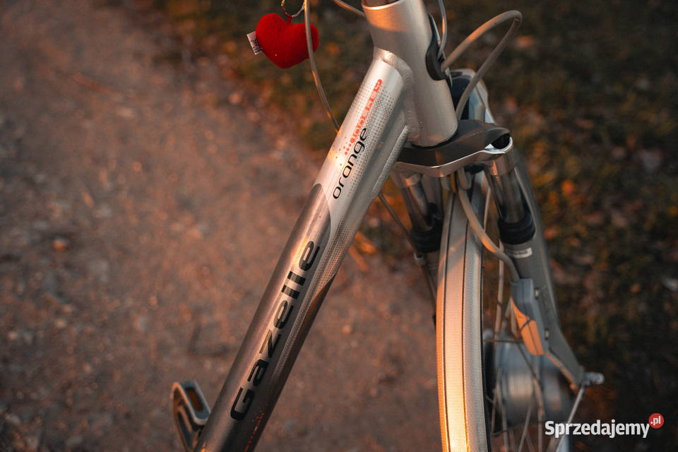 Rower elektryczny gazelle orange nowa bateria Warszawa