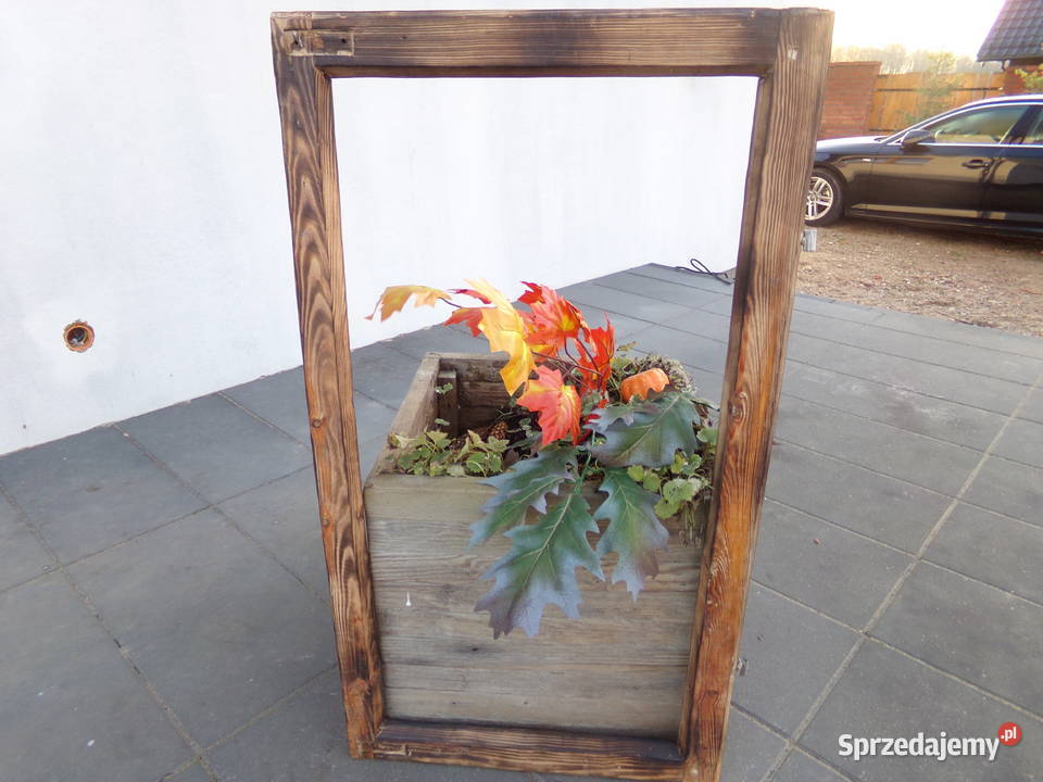 Okno rama loft na lustro aranżację zdjęcie 51x94 Ełk