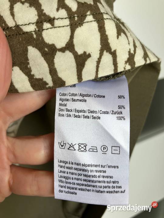 Nowa piękna jedwabna bluzka tshirt Gerard Darel podkarpackie Nisko