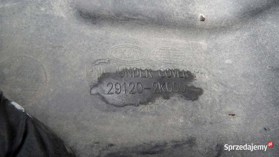 KIA SOUL I 09r osłona silnika prawy przód