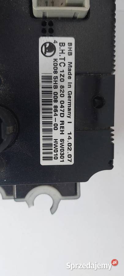 Panel klimatyzacji SKODA OCTAVIA II Panele sterowania, przełączniki Szczecin sprzedam