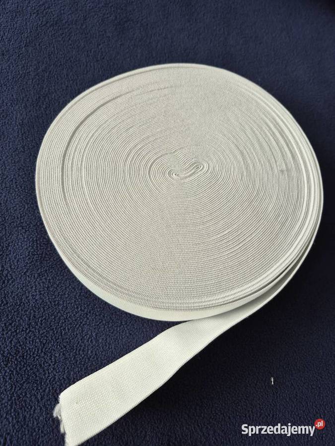 GUMA KRAWIECKA DZIANA 40MM odzieżowa biała 25MB Bystrzyca Kłodzka