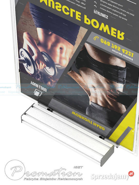 Stojak ladowy menu A4 do restaruacji aluminium i