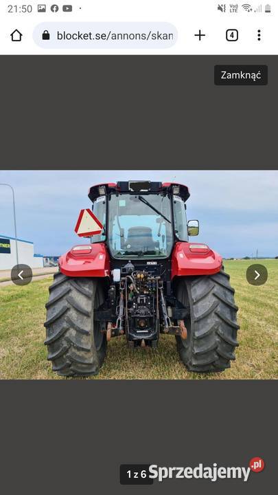 Case Farmall 115u Ciągniki podkarpackie Kuryłówka