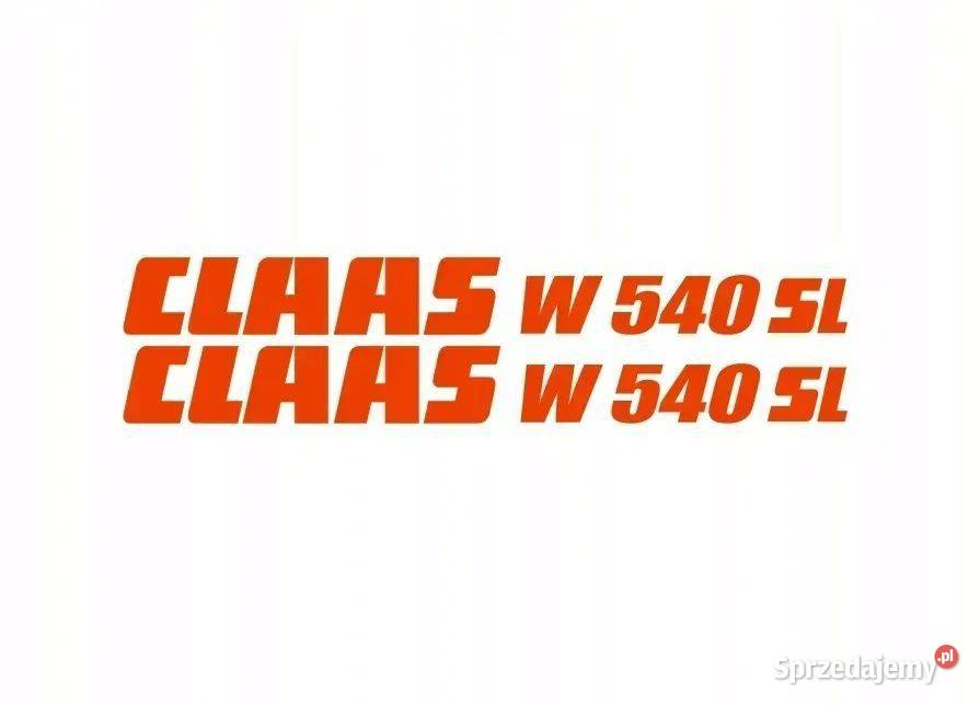 Naklejki naklejka oklejenie Claas W 540 SL Do maszyn budowlanych mazowieckie