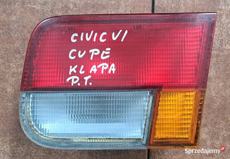 Lampa tył Civic VI Coupe Płońsk sprzedam
