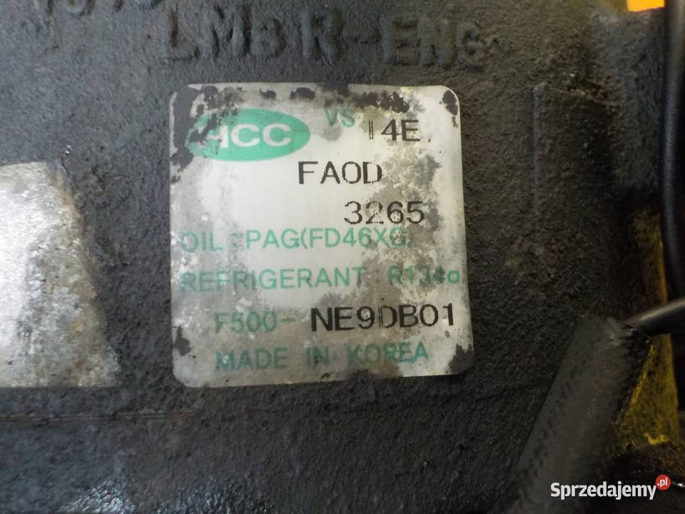 iX35 SPORTAGE 20 CRDI 12r 136 D4HA sprezarka Suków