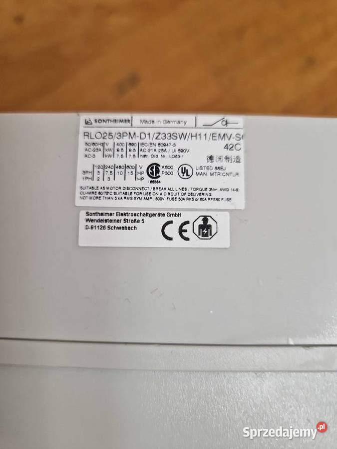 Przełącznik Sontheimer Szczebrzeszyn