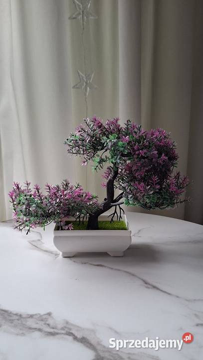Sztuczne drzewko Bonsai z doniczką miniaturka Małkinia Górna