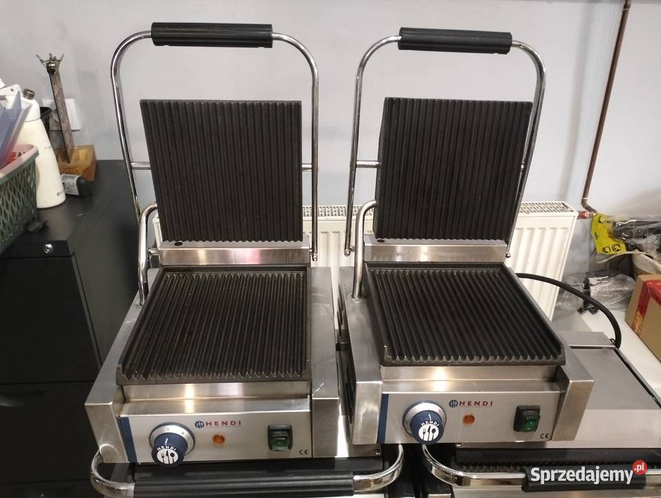 Grill kontaktwy gastronomiczny Ryflowany Hendi Słupia Kapitulna