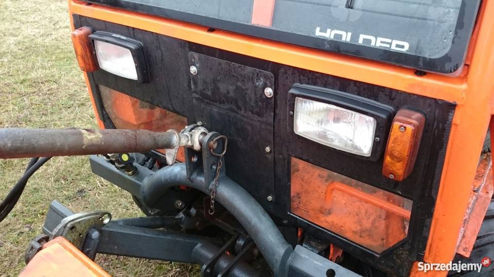 Holder C240 turbo Traktorek Komunalny z plugiem