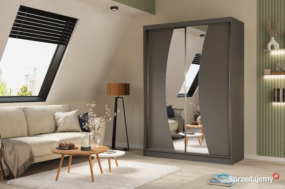 NOWA tania szafa 150 6 kolorów LUSTRO sprzedam