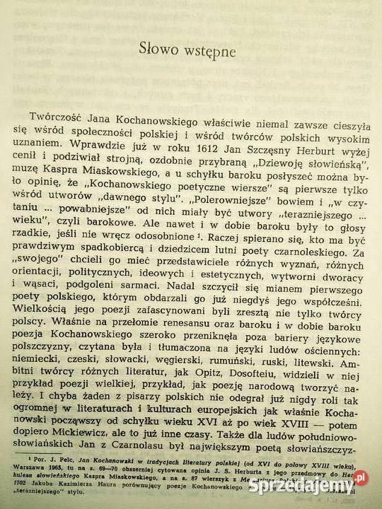 Biografia Kochanowski książki prezenty Bródno sprzedam