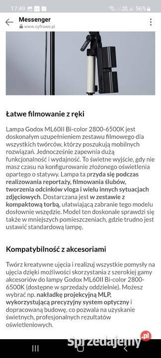 Sprzedam lampę oświetleniową Korytów A sprzedam