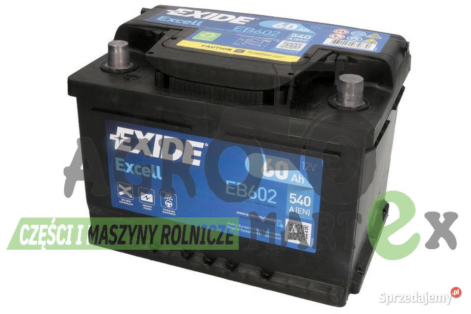 EB602 AKUMULATOR 60Ah 520A 12V EXIDE Wichrów