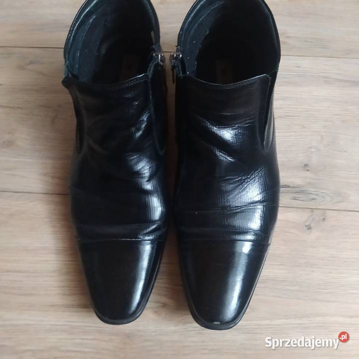 Skórzane buty kostkę Conhpol Gostynin sprzedam