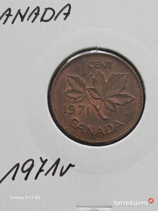 1 Cent Kanada 1971 r wielkopolskie