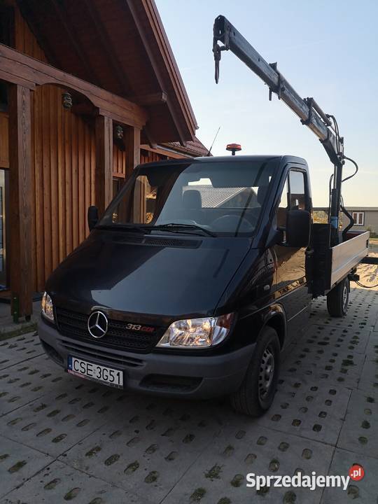 Mercedes Sprinter HDS 05r 313CDI HIAB Stan nieuszkodzony Rytel