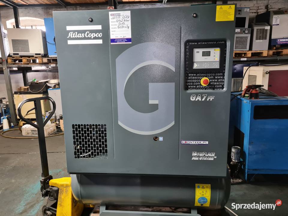 Kompresor śrubowy Atlas Copco GA 7 ff 75 kw