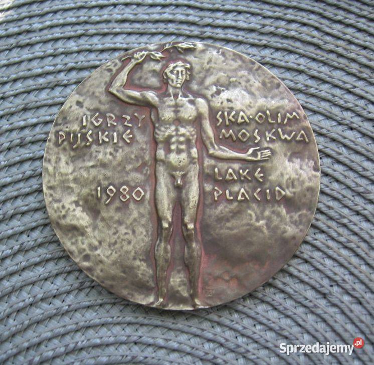 Medal Polski Komitet Olimpijski IO Moskwa 1980r Kalisz