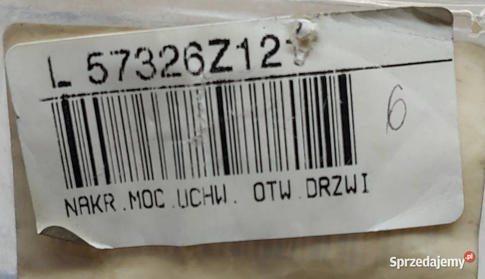 SPINKA NAKRĘTKA MOCOWANIA UCHWYT OTWIERANIA osobowe Wyposażenie wnętrza Mielęcin