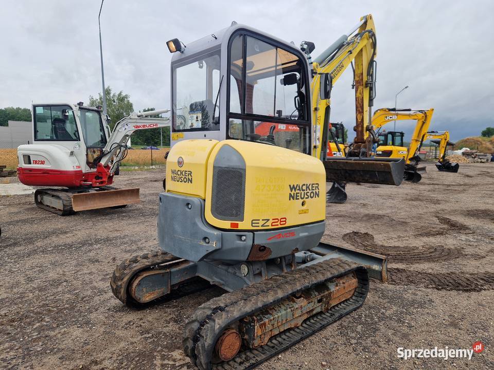 Minikoparka Neuson Wacker EZ 28 VDS 2017r Ryżki