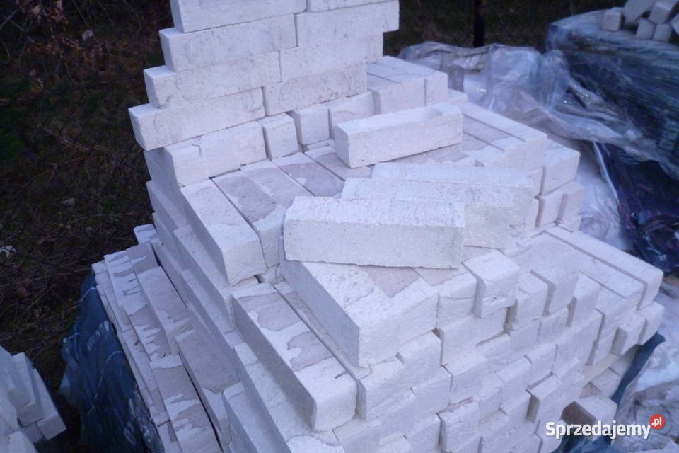 Biała cegła klinkierowa 6x6x22 łódzkie Zgierz sprzedam