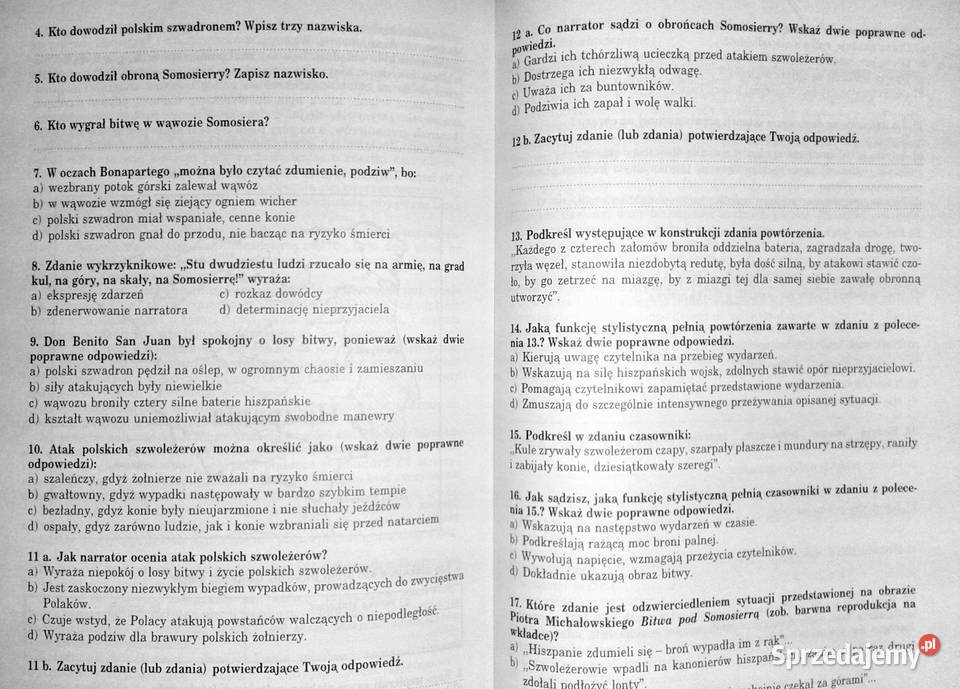 Zadania z języka polskiego Krystyna Moczydłowska lubelskie Chełm