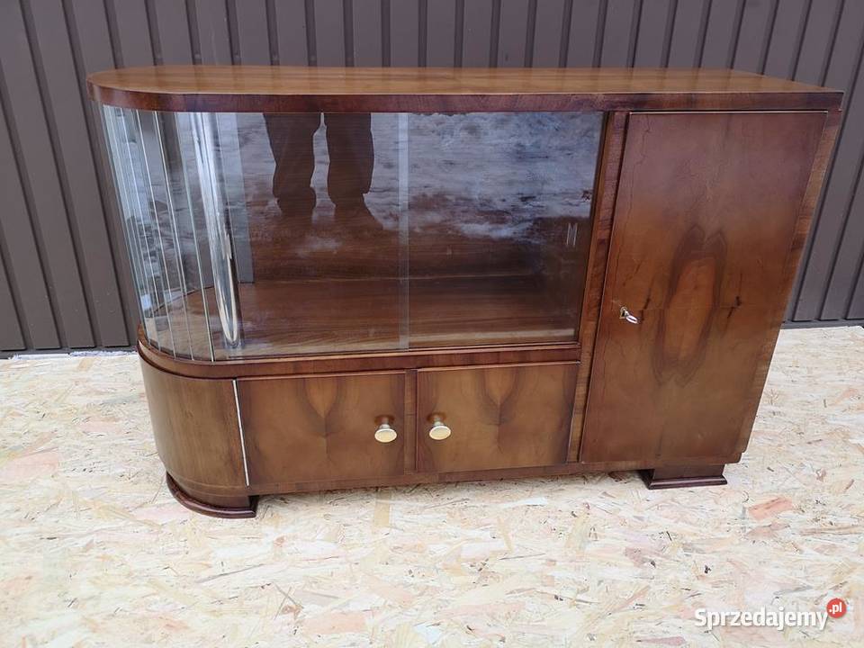 Barek Szafka Stolik Art Deco OrzechUnikat Stary Meble Swarzędz