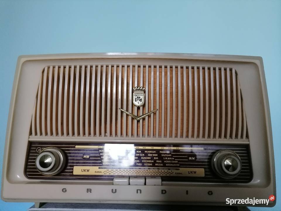 Stare radio lampowe z lat 50 tych Sprawne małopolskie