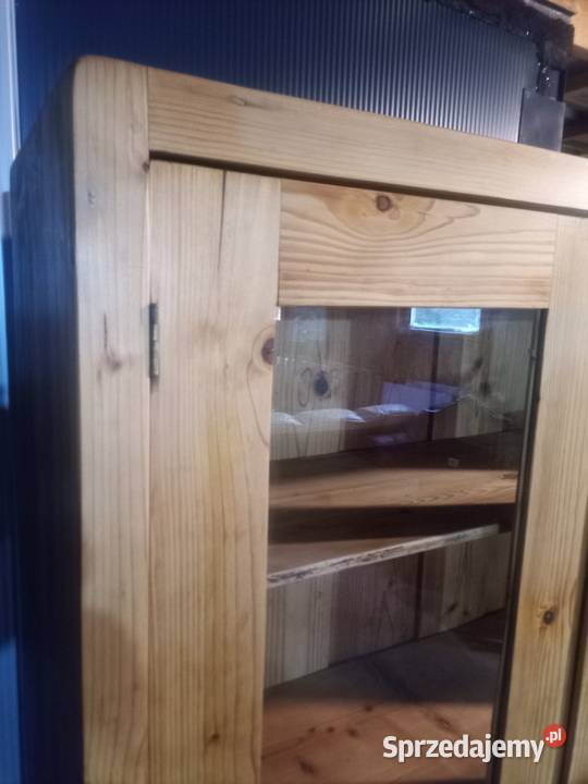 Biblioteka Odnowiona kompletna Świerk Regały Kozy