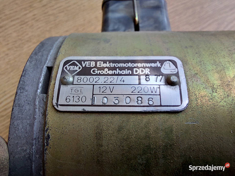 Prądnica 12V220W Dąbrowa Górnicza