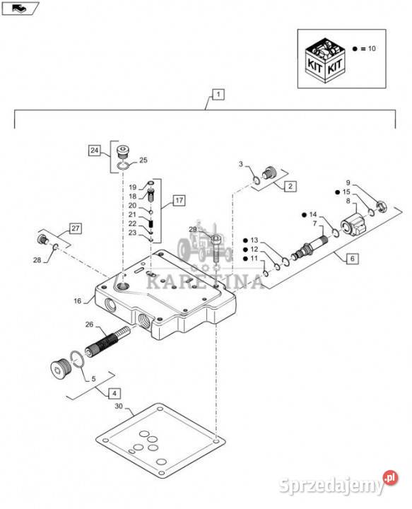 Holland T6090 Elektromagnes 84167521