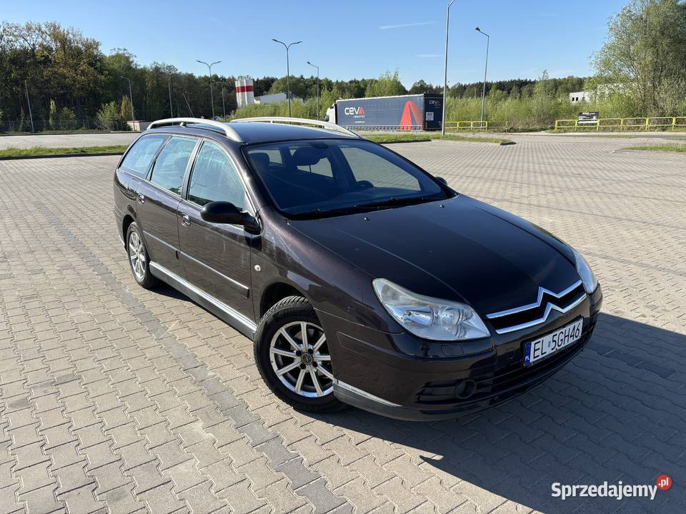 Citroen C5 fl kombi 20 benzyna 140 koni brązowy Aleksandrów Łódzki