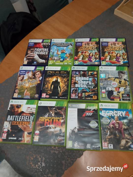 Xbox 360 Kinect12 gier Pozostałe lubelskie Milejów
