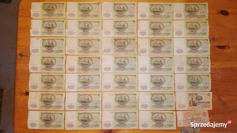 Ruble ZSSR banknot 35 1050100 1961 Olsztyn