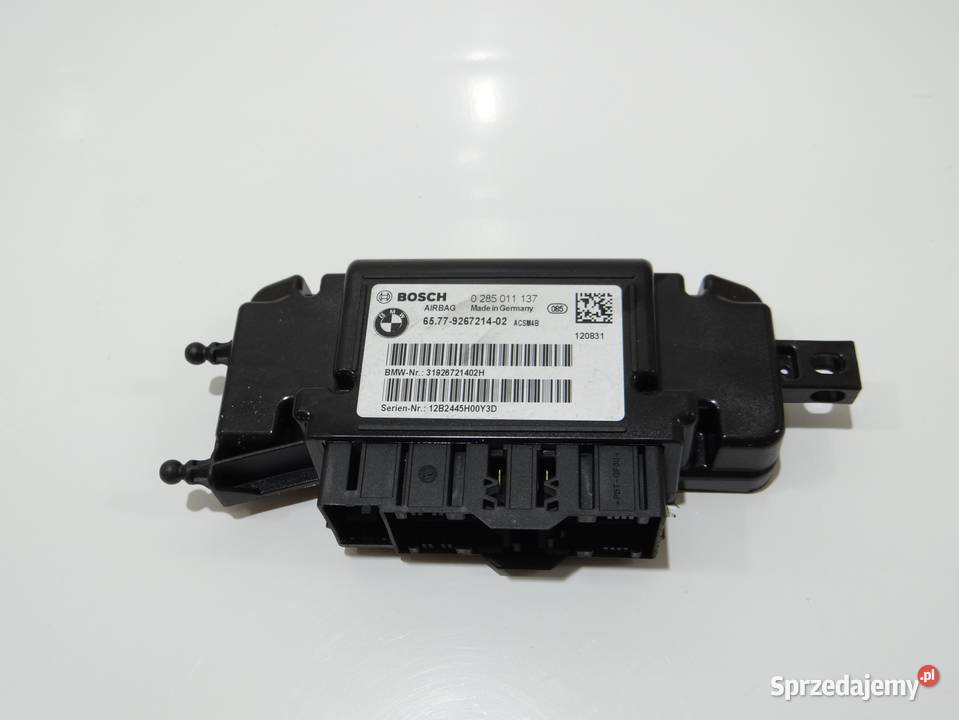MODUŁ SENSOR PODUSZEK AIRBAG BMW 3 F30 F31 osobowe Strzyżewice