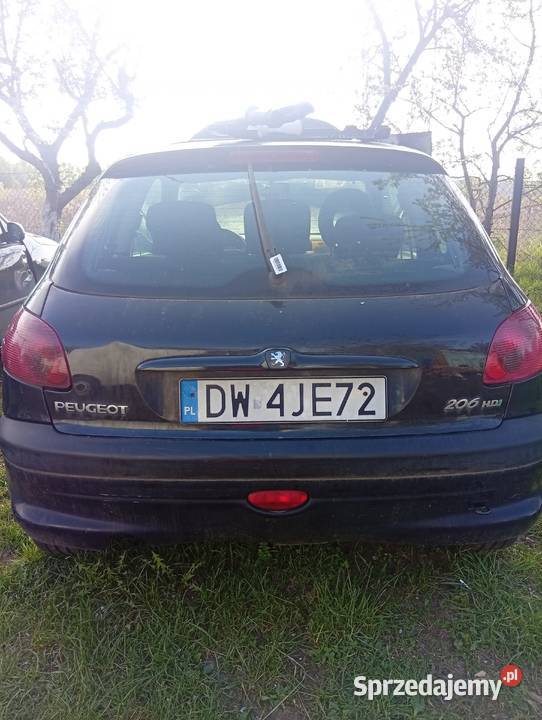 Peugeot 206 14hdi Rok produkcji 2002 Wrocław