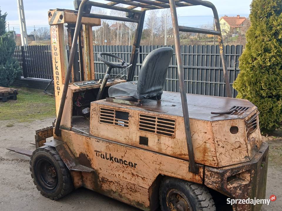 wózek widłowy balkancar na bliźniaku Mielec