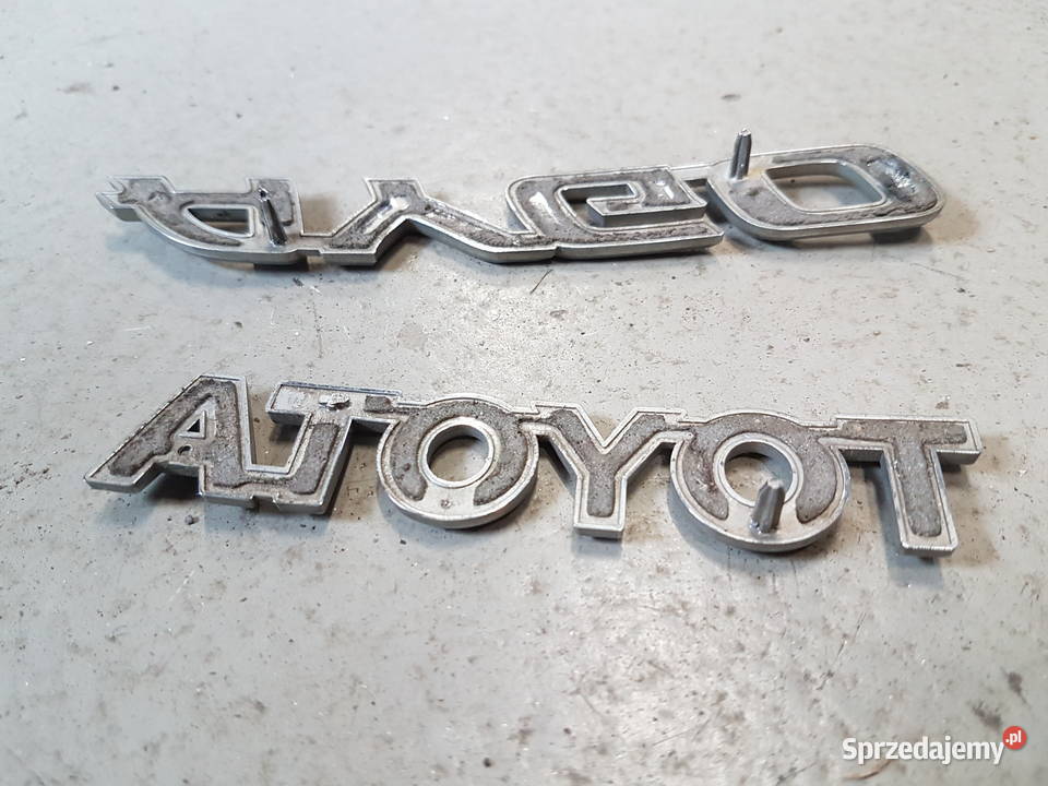 TOYOTA AYGO NAPIS LITERY EMBLEMAT LOGO Turek