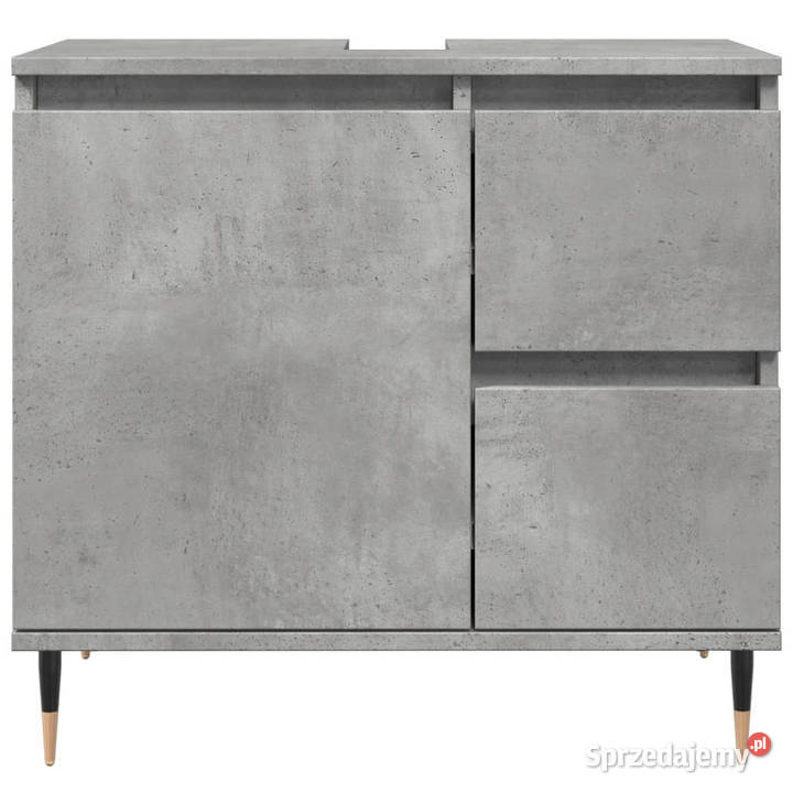 Szafka łazienkowa szarość betonu 65x33x60