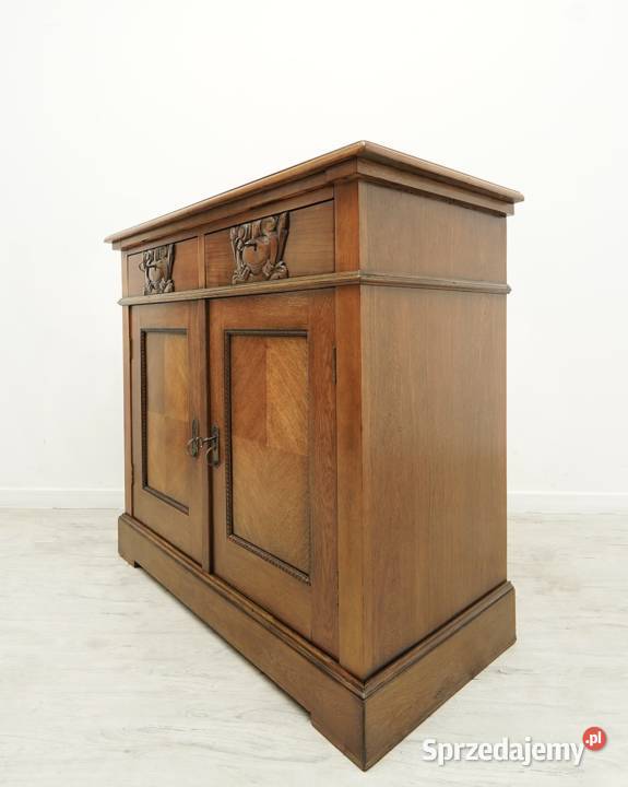 Antyczna komoda z końca XIXw w stylu secesyjnym Jerka