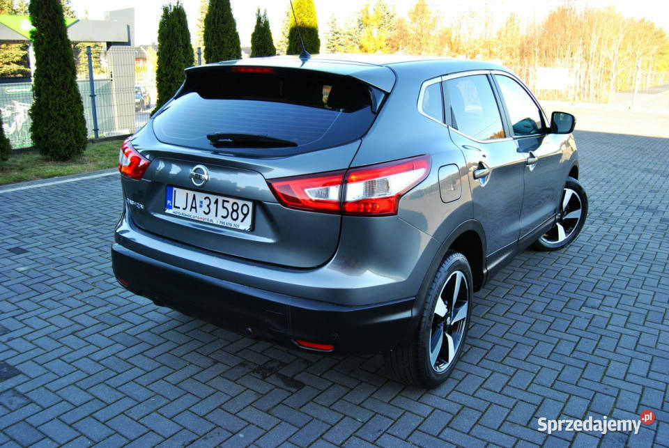 Nissan Qashqai Benzyna Turbo Zarejestrowany LEDY szary Qashqai lubelskie Modliborzyce