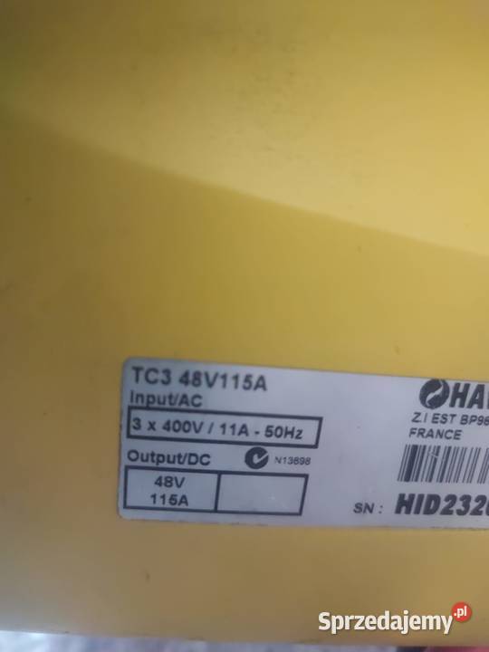 Prostownik HAWKER 48V 115A do akumulatorów dolnośląskie Wrocław